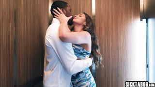 Hot big tits Latina teen Gizelle Blanco got double teamed in the elevator