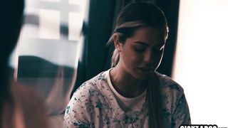 Two believers Alina Lopez and Kendra Spade enjoyed passion lesbian sex