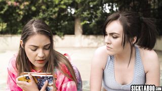 Popular teen Freya Parker fucked her hot big ass Latina friend with big ass