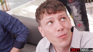 Horny big tits MILF Kitana Montana wanted her holes filled in the same time