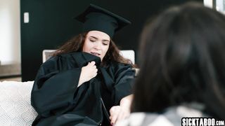 Big ass Latina teen Victoria Voxxx just graduated and enjoyed deep anal sex