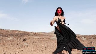 Two all natural latina beauties Carmella Rose and Estafania Pahe nude