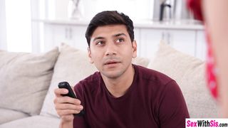 Big naturals stepsister fucked by stepbro after teen gave him a blowjob