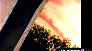 Big tits ebony Ida Ljungqvist and Latina MILF Maria Luisa Gil posed naked