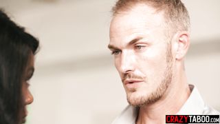 Black MILF tries submissive lingerie and fucked with big ass Latina slut