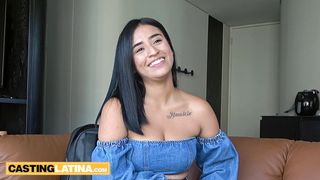Latina MILF amateur Seven Heaven goes all out on fake casting