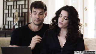 Sleazy company IT rep wants to fuck latina to fix computer