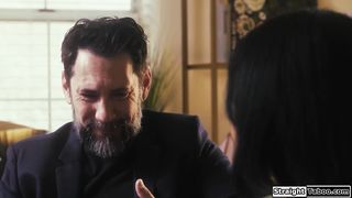 Latina lets perv butler anal fuck her once to get rid of him