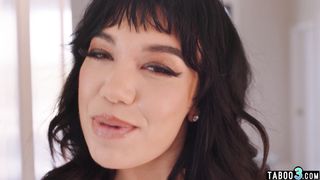 Latina MILF Little Puck introduces how to satisfy a big black cock properly