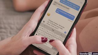 If you can suck her tgirl cock so can I you cheating asshole