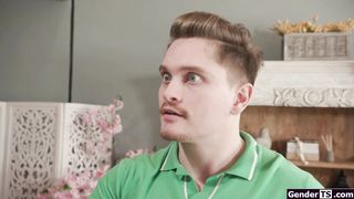 If you can suck her tgirl cock so can I you cheating asshole