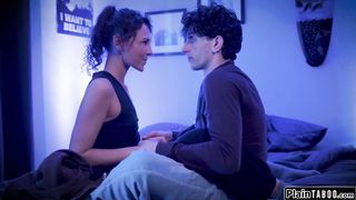 Stepdads scheme to fuck his stepdaughter n gf works out well