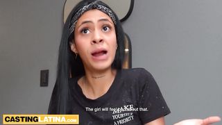 Petite Latina teen Cloe Violeta enjoys hardcore sex with big dick friend