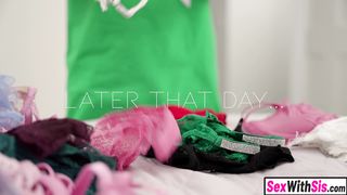 Gorgeous Latina teen stepsis makes stepbro fuck her for good luck