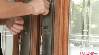 Teen babysitter messed up then gets fucked by her boss