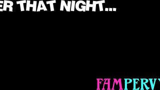 Big tits curvy Latina stepsis barges in bathroom to fuck stepbro