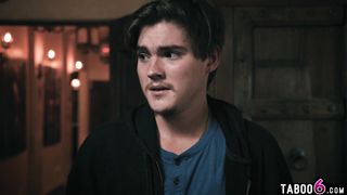 4 MILF stepmoms fuck their stepson together in this twisted story