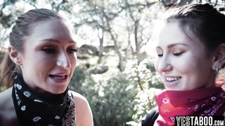 Latina lesbian MILF gets back at homophobe by fucking in her home