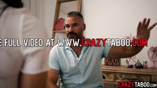 Strict stepdad disciplined sexy big ass Latina stepdaughter Madison Wilde