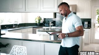 Strict stepdad Charles Dera fucked hot teen stepdaughter Madison Wilde
