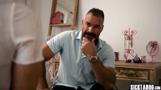 Strict stepdad Charles Dera fucked hot teen stepdaughter Madison Wilde