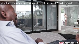 Stepdaughter showers ifo black stepdad and wants one thing