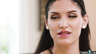 MILF Sophia Locke gives her TS stepdaughter a more intimate kind of praise