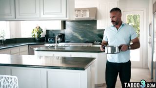 Stepdad takes stepdaughters Madison Wilde sexual education in hand himself