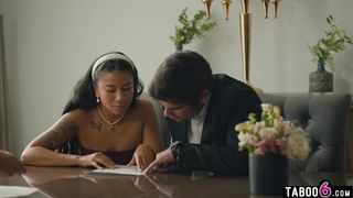 Bride and groom to be fuck shamelessly in front of witnesses