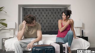 Horny perfect ass teen Kylie Rocket fucks her new stepsisters stud husband