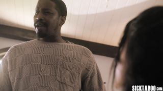 Rude house owner fucked Latina big tits teen after she cleaned his house