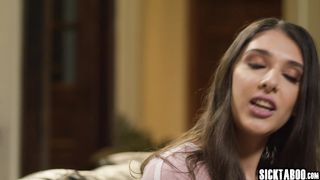 Big ass stepdaughter Aria Sloane wants a new pet so she have to earn it