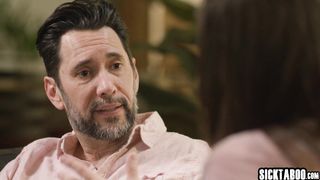 Big ass stepdaughter Aria Sloane wants a new pet so she have to earn it