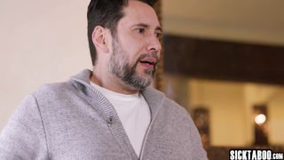 Big ass stepdaughter Aria Sloane wants a new pet so she have to earn it