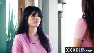 Petite Latina massaged hot big ass teen so hot teen enjoyed finger fucking