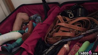 TSA agents punished with anal fisting by their MILF boss