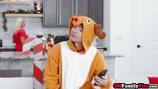 Hold your moan during fucking stepsis and petite teen got fucked so hard