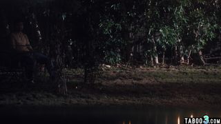 Latina MILF Little Puck fucked by a stranger in front of her hubby outdoor