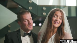 Big boobs Latina bride gets pounded by hubby in registrars office