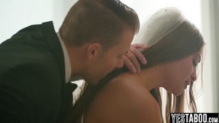 Big boobs Latina bride gets pounded by hubby in registrars office