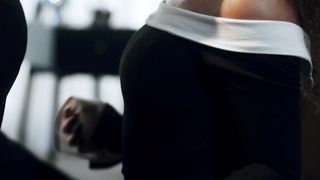 Sad moments makes colleagues so horny and hot Latina enjoyed rough anal