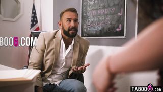 Computer science teacher pounds two 18yo teens in his classroom