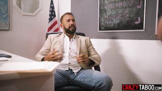 Lesbian couple fucks a teacher and Latina and babe enjoyed hardcore sex