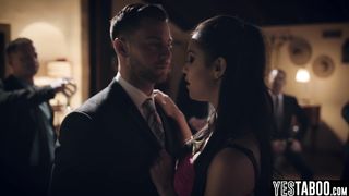 Cuck lets coworker fuck his Latina MILF wife in front of everyone