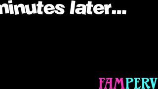 Curious latina MILF Armani Black enjoying valentines day on stepsons cock