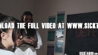 Sexy Latina student gets fucked in classroom in front of her kinky teacher