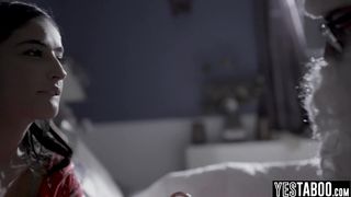 Horny mature criminal seduces officers Latina teen stepdaughter