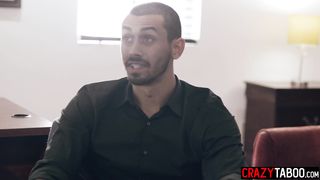 Naive big tits teen Ella Knox hardcore pussy fucking after sex therapy