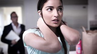 Petite Latina virgin teen manipulated and pounded by step uncle