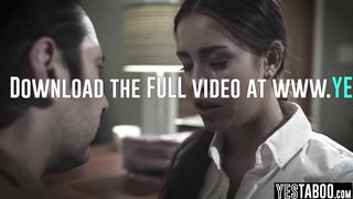 Depressed big boobs Latina teen student seduces a mature teacher